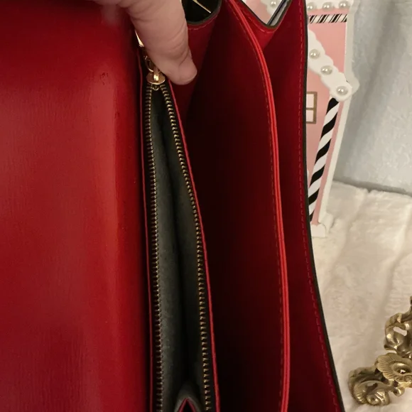Louis Vuitton Black and Red Shoulder Bag - Picture 7 of 9